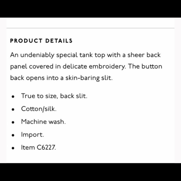 GORGEOUS madewell thread work embroidered tank - Picture 4 of 8